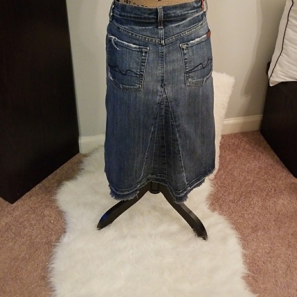 Denim Jean Skirt - Picture 2 of 6